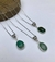 Collar MERCI - Ágata Verde