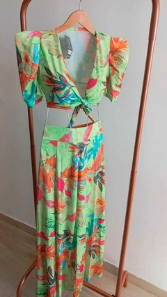 Conjunto Saia Longa e Cropped - Paris 89 Boutique