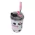 COPO NEO C/CANUDO 300ML VAQUINHA - Madame Presentes
