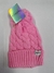 GORRO ROSA CON POMPON TRENDY