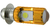 FOCO LED P/MOTO H6 ORO DC 10-95V 12W