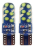 FOCO DE PELLISCO BLANCO FOCO DE LED, PELLIZCO T10 12 LED COB CON GEL, BLANCO CON ESTROBO