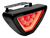 CALAVERA MOTO LUZ DE STOP FIJO, ESTROBO, CONTORNO DE GEL ROJO 25172901 SKU PLAM02R