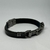 PULSEIRA PRETA DE COURO AJUSTÁVEL PLUG MAGNÈTICO CROMADO (INFINITO) - comprar online