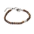 PULSEIRA ZENG DE PEDRA NATURAL OLHO DE TIGRE MARROM - comprar online