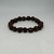 PULSEIRA PEDRA NATURAL HOWLITA MARROM 8mm (CAVEIRAS )