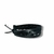 PULSEIRA DE COURO PRETO AJUSTÁVEL 2 TIRAS LISA 1 TRANÇADO NO MEIO - comprar online