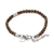 PULSEIRA ZENG DE PEDRA NATURAL OLHO DE TIGRE MARROM - comprar online
