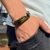 PULSEIRA DE COURO PRETO AJUSTÁVEL (GRATIDÃO ESCOVADO DOUTORO)