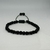 PULSEIRA DE ESFERA BOLINHA E ESFERA ONIX NEGRA 6mm