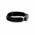 PULSEIRA DE COURO PRETO AJUSTÁVEL (ROUTE 66 CROMADO) - Vigorblend