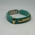 PULSEIRA DE COURO AJUSTÁVEL ENGATE RAPIDO VERDE TIFFANY (GRATIDÃO) - comprar online