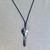COLAR TEMPLAR DE FIO PRETO ( CHAVE )