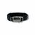 PULSEIRA DE COURO PRETO AJUSTÁVEL (FÉ+FORÇA+CORAGEM PRETO) - Vigorblend
