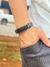 PULSEIRA DE COURO PRETO AJUSTÁVEL (TUDO POSSO PRETO)