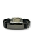 PULSEIRA DE COURO PRETO AJUSTÁVEL (CAMINHO+VERDADE+VIDA ESCOVADO) - Vigorblend
