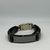 PULSEIRA PRETA DE COURO AJUSTÁVEL ENGATE RAPIDO (LISA)