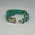 PULSEIRA DE COURO AJUSTÁVEL ENGATE RAPIDO VERDE TIFFANY (GUITARRA) na internet