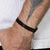PULSEIRA IMÃ DE MALHA DE AÇO PRETO