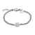 PULSEIRA AMULETO DE CORRENTE EM AÇO PRATA - comprar online