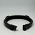 PULSEIRA PRETA DE COURO (PLACA LISA) na internet