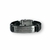 PULSEIRA DE COURO PRETO AJUSTÁVEL (TUDO POSSO CROMADO) - Vigorblend