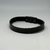 PULSEIRA PRETA DE COURO LISA AJUSTÁVEL PLUG PRETO MAGNÈTICO