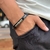 PULSEIRA DE COURO AJUSTÁVEL PRETO (RECARTILHADO INFINITO)