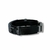 PULSEIRA DE COURO PRETO AJUSTÁVEL (PENEIRA CROMADO) na internet