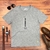 CAMISETA MASCULINA CINZA CONFIA DEUS ESTÁ CONTIGO