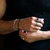 PULSEIRA ZENG DE PEDRA NATURAL ÁGATA PRETA - loja online