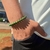 PULSEIRA DE PEDRA NATURAL JASPE IMPERIAL VERDE NÃO AJUSTÁVEL (8mm)