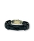Imagem do PULSEIRA DE COURO PRETO AJUSTÁVEL (INFINITO CROMADO)
