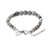 PULSEIRA ABBLO DE PEDRA NATURAL JASPE CINZA - comprar online