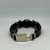 PULSEIRA DE COURO AJUSTÁVEL PRETA (MUSICA CLAVE DE SOL) - comprar online
