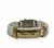 PULSEIRA DE COURO BRANCO AJUSTÁVEL (DEUS É FIEL DOURADO) - loja online