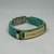 PULSEIRA DE COURO AJUSTÁVEL ENGATE RAPIDO VERDE TIFFANY (FÉ+FORÇA+CORAGEM) - comprar online