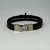 PULSEIRA DE COURO PRETA 1 TRANÇADA 1 COURO LISO (CRUZ) - comprar online