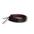 PULSEIRA DE COURO MARROM AJUSTÁVEL 1 TIRA LISA COM DETALHE NO MEIO - Vigorblend