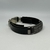 PULSEIRA DE COURO AJUSTÁVEL PRETA (CRUZ FINA) - comprar online