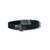 PULSEIRA DE COURO PRETO NÃO AJUSTÁVEL 1 TIRA LISA (DETALHE CROMADO) - comprar online