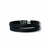 PULSEIRA DE COURO PRETO NÃO AJUSTÁVEL 2 TRANÇADO PRETO 1 TIRA LISA - Vigorblend