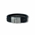 PULSEIRA DE COURO PRETO NÃO AJUSTÁVEL 2 TRANÇADO PRETO 1 TIRA LISA na internet