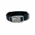PULSEIRA DE COURO PRETO AJUSTÁVEL (ABENÇOADO BRANCO) - Vigorblend