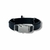PULSEIRA DE COURO PRETO AJUSTÁVEL (CRUZ CROMADO) - Vigorblend