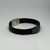 PULSEIRA PRETA DE COURO (DETALHE CROMADO CORRENTE) - comprar online