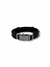 PULSEIRA DE COURO PRETO AJUSTÁVEL (JESUS PRETO) - Vigorblend