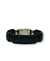 PULSEIRA PRETA DE COURO AJUSTÁVEL (LISA PRETA)