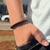 PULSEIRA DE PEDRA MIÇANGA PRETA AJUSTÁVEL (8mm)