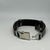 PULSEIRA DE COURO PRETO AJUSTÁVEL (PROTEÇÃO FOSCO)